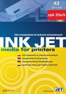 Folie do drukarek - Argo Folia do drukarek atramentowych A3 100mic/20ark 413042 - miniaturka - grafika 1