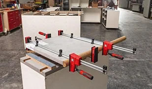 Bessey Ścisk stolarski pełnopowierzchniowy 1500x95mm, 255-1610mm REVO [KRE150-2K] KRE150-2K - Imadła i ściski - miniaturka - grafika 2