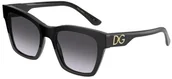 Okulary przeciwsłoneczne - Dolce&Gabbana Okulary Przeciwsłoneczne DG 4384 501/8G - miniaturka - grafika 1