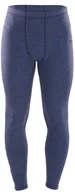 Bielizna sportowa męska - Jack Wolfskin Legginsy HALSA MEN navy melange - S 1605941-6000 - miniaturka - grafika 1
