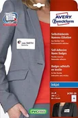 Artykuły biurowe - Avery Zweckform j4785  20-Nazwa etykiety do drukarki atramentowej (edytor tekstu tekstylne, 200 sztuk, 80 X 50 MM) 20 arkuszy Biały J4785-20 - miniaturka - grafika 1