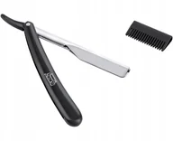 Brzytwy fryzjerskie - Ponik's Brzytwa fryzjerska z nasadką + 5 żyletek - miniaturka - grafika 1