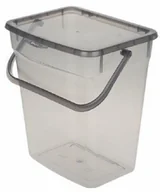 Akcesoria do armatury i ceramiki - PLAST TEAM Pojemnik na proszek PLAST TEAM 10 l Szary - miniaturka - grafika 1