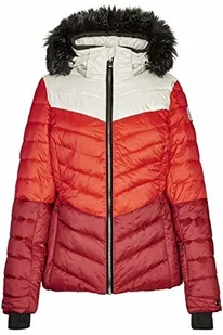 Killtec damska kurtka narciarska Brinley kurtka zimowa damska kurtka damska sportowa z kieszenią na karnet narciarski ciepła kurtka na zimę wodoszczelna, srebrna, 38, czarny, 38 - Kurtki narciarskie - miniaturka - grafika 3