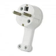 Kostki, złączki, wtyczki - Timex Wtyczka kątowa ULTRA PŁASKA UniSchuko 230V biała 8319 WT- 16UP (BI) - miniaturka - grafika 1