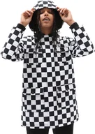 Kurtki damskie - Vans kurtka street zimowa damska DRILL LONG II CHORE COAT MTE JACKET Checkerboard - miniaturka - grafika 1
