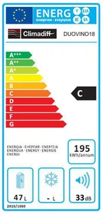Climadiff DUOVINO18 - Chłodziarki do wina - miniaturka - grafika 3