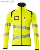 Odzież robocza - Mascot workwear ACCELERATE SAFE BLUZA POLAROWA Z ZAMKIEM BŁYSKAWICZNYM; ŻÓŁTY HI-VIS/CIEMNY GRANAT (S) - miniaturka - grafika 1