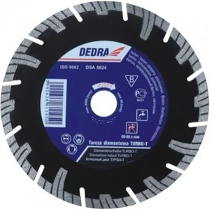 Dedra Tarcza diamentowa Turbo-T H1196E 1601do1700-99-uniw - Tarcze do pił - miniaturka - grafika 3