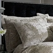 Prześcieradła - Catherine Lansfield 2 poduszka z imitacji skóry knaut SCHS AMT-  poliester BD/46254/W/PS2/NT - miniaturka - grafika 1