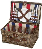 Kosze wiklinowe - Cilio Kosz piknikowy dla 4 osób 42x28x20 cm jasnobrązowy CI-156720 - miniaturka - grafika 1