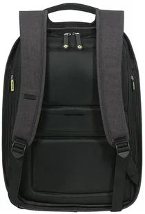 Samsonite Antykradzieżowy plecak na laptopa Securipak M - black steel 128822-T061 - Torby na laptopy - miniaturka - grafika 2