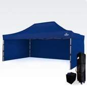Pawilony ogrodowe - BRIMO Namiot reklamowy 4x6m - plus 3 ściany - Niebieski - miniaturka - grafika 1
