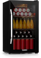 Szafy i witryny chłodnicze - Klarstein Beersafe XXL Onyx, lodówka, A+, LED, 3 ruszt metalowe, szklane drzwi, onyks HEA-Beersafe-XXL-OX - miniaturka - grafika 1