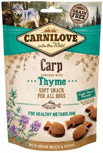 Carnilove Carnilove Semi-Moist Snack Carp & Thyme 200g 8595602527335 - Przysmaki dla psów - miniaturka - grafika 2
