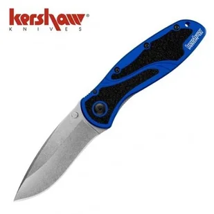 Kershaw Nóż, Blur Navy Blue Stonewash 1670NBSW - Noże Kershaw Nóż, Blur Navy Blue Stonewash 1670NBSW - Noże - miniaturka - grafika 1