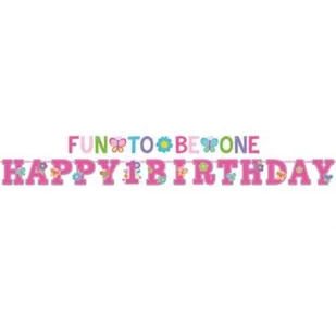 Amscan 2 Baners 320 x 25/183 x 10 cm Dziewczynka - Baby shower i roczek - miniaturka - grafika 2