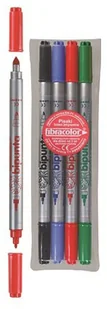 Fibracolor PISAKI DWUSTRONNE DOUBLE POINT x4 - Flamastry - miniaturka - grafika 2