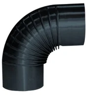 Kominy i akcesoria - Kamino-Flam Kamino-FLAM 331590 kolan Niebieski połysk bez drzwi, 120 MM - miniaturka - grafika 1