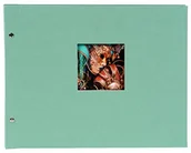 Albumy fotograficzne - Goldbuch Złota księga, album, Bella Vista, z pergaminowy satynowany przekładki do liści, 39 x 31 cm, 40 białych stron z gwintem, lnu, fuksja,,,,, 28807 28 807 - miniaturka - grafika 1