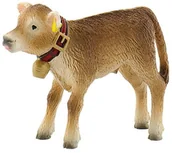 Figurki dla dzieci - Bullyland 62754  figurka do gier, alpejska Benny cielęcej, ok. 5 cm - miniaturka - grafika 1