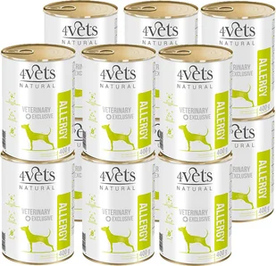 Dolina Noteci 4Vets Dog Allergy 12x400g - Mokra karma dla psów - miniaturka - grafika 3