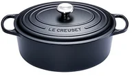 Naczynia żaroodporne - Le Creuset Signature brytfanna owalna, 31cm, czarny, 31 cm 21178310000430 - miniaturka - grafika 1