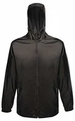 Kurtki i kamizelki sportowe męskie - Regatta Regatta męska profesjonalna Pro Packaway wodoodporna i oddychająca wiatroszczelna powłoka kurtka, czarna, mała TRW248 80050 - miniaturka - grafika 1