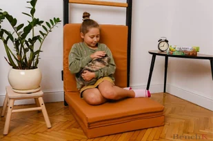 BenchK BenchK Materac gimnastyczny składany brązowy BenchK-33082-0 - Wyposażenie sportowe i gimnastyczne - miniaturka - grafika 4