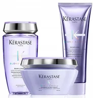 Zestawy kosmetyków damskich - Kerastase Blond Absolu Lumiere szamp odżywka maska - miniaturka - grafika 1