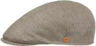 Czapki męskie - Plaski Kaszkiet Sidney Dundee by Mayser, szarobrązowy, 56 cm - miniaturka - grafika 1