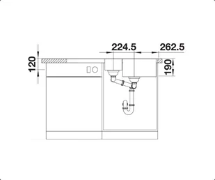 Blanco LEGRA 6S ANTRACYT 522207 - Zlewozmywaki - miniaturka - grafika 5