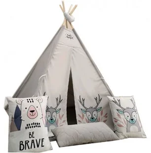 Szare tipi dla dziecka K1-H29 - Namioty i tipi dla dzieci Szare tipi dla dziecka K1-H29 - Namioty i tipi dla dzieci - miniaturka - grafika 1