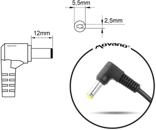 Movano Zasilacz samochodowy dedykowany do ASUS MSI 90W 5.5x2.5) - Zasilacze do laptopów - miniaturka - grafika 7