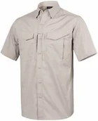 Odzież taktyczna i umundurowanie - Helikon tex Koszula DEFENDER Mk2 short sleeve - PolyCotton Ripstop - Beż-Khaki - S (KO-DS2-PR-13-B03) HE.KO-DS2-PR-13-B03 - miniaturka - grafika 1