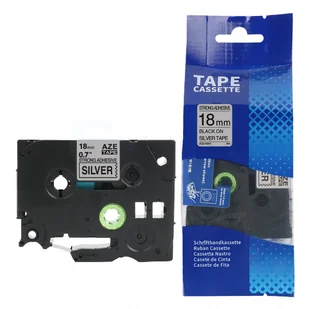 Brother strefadrukarek.pl Taśma TZe-S941 mocny klej 18mm x 8m srebrna czarny nadruk - zamiennik| OSZCZĘDZAJ DO 80% - ZADZWOŃ! 730811399 PROMOCJA! TZE-S941 - Etykiety do drukarek - miniaturka - grafika 3