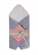 Rożki i beciki - Rożek Botanic White&szary Welur 3 w 1 - miniaturka - grafika 1