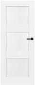 Drzwi wewnętrzne - Drzwi pełne Tre 60 lewe białe - miniaturka - grafika 1