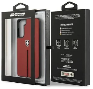 Ferrari FEOSIHCS21SRE S21 G991 czerwony/red hardcase Off Track Leather Nylon Stripe hurtel-68722-0 - Etui i futerały do telefonów - miniaturka - grafika 8