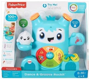 Fisher Price Przyjaciel Rockit FXD08 - Zabawki interaktywne dla dzieci - miniaturka - grafika 3