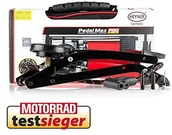 Akcesoria rowerowe - HEYNER Heyner 22500n Premium dwutłokowa pompka nożna z manometrem 22500n - miniaturka - grafika 1