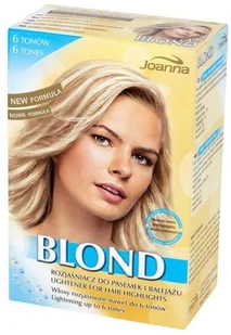 Joanna Rozjaśniacz Blond do pasemek 6 tonów 1op  Joanna - Farby do włosów i szampony koloryzujące - miniaturka - grafika 3