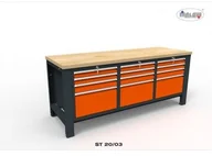 Stoły warsztatowe - Malow Stół narzędziowy ST 20/03 "TRÓJKA" do warsztatu metalowy na klucz ST20/03 - miniaturka - grafika 1