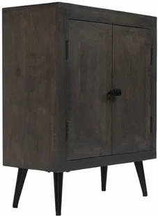 vidaXL Szafka z litego drewna mango, 60 x 30 x 76 cm - Komody - miniaturka - grafika 5