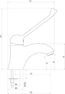 Deante Chili Clinic BDS 021C - Baterie umywalkowe - miniaturka - grafika 3