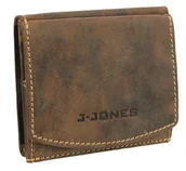 Portfele - Jennifer Jones Portfel Uniwersalny Skórzany Skóra Licowa Kominek JJ5492 - miniaturka - grafika 1