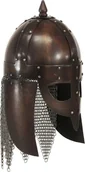 Repliki - broń - vidaXL Replika zabytkowego hełmu Wikinga LARP stal miedziana 286224 - miniaturka - grafika 1