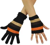 Rękawiczki - Art of Polo Rękawiczki / mitenki w paseczki - miniaturka - grafika 1