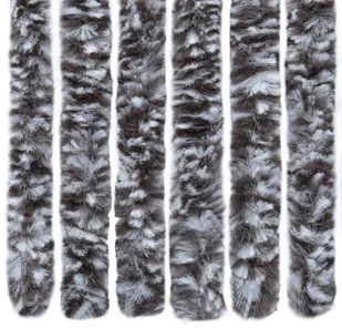 VidaXL Zasłona przeciwko owadom, brąz i beż, 100x220 cm, szenil 284278         VidaXL - Moskitiery - miniaturka - grafika 7