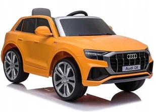 LEAN CARS Auto na Akumulator Audi Q8 JJ2066 Żółty Lakierowany 5504 - Pojazdy elektryczne dla dzieci - miniaturka - grafika 2